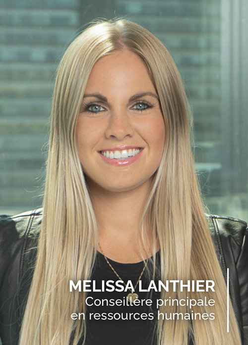 Melissa Lanthier (Conseillère principale en ressources humaines)